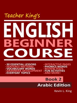 cover image of Teacher King's English Beginner Course Book 2--Arabic Edition